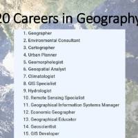 20 Careers in Geography